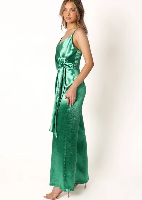 jumpsuit Petal & Pup Women's Jessica Satin Jumpsuit Petal & Pup USA $53.97