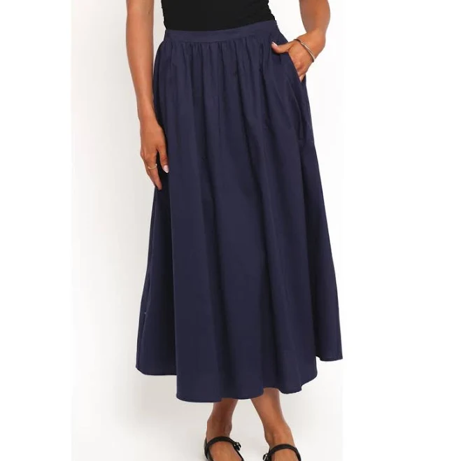 skirt Petal & Pup Women's Oakley Pleated Midi Skirt Nordstrom $49.99