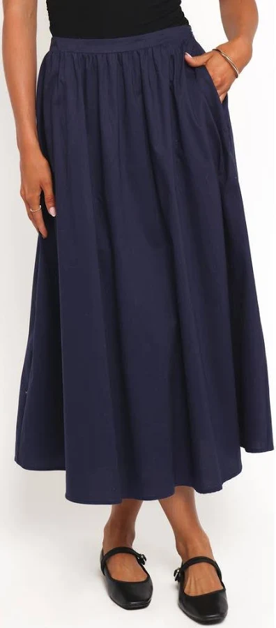 skirt Petal & Pup Women's Oakley Pleated Midi Skirt Nordstrom $49.99