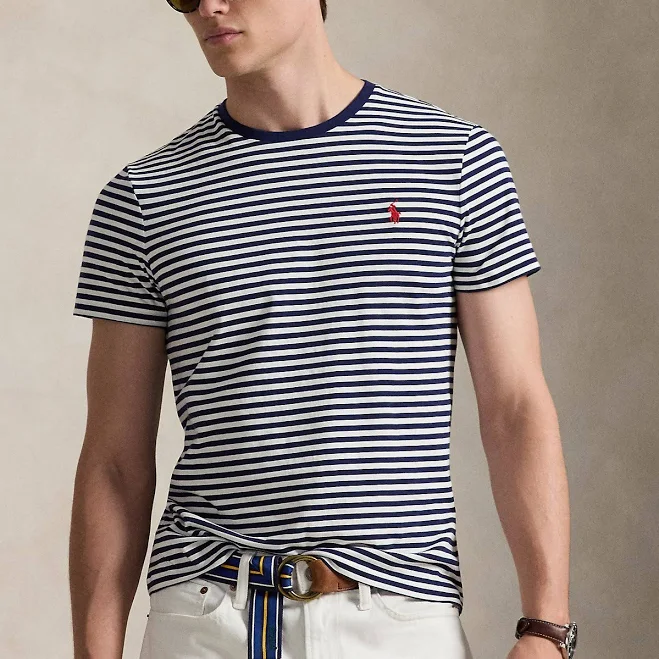 top Polo Ralph Lauren Men's Classic Fit Striped Jersey T-Shirt Ralph Lauren $55