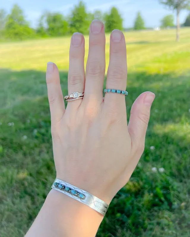 accessory PunchyCactus Sterling Silver Multi-Turquoise Stone Ring Punchy Cactus Boutique & Western Wear $56