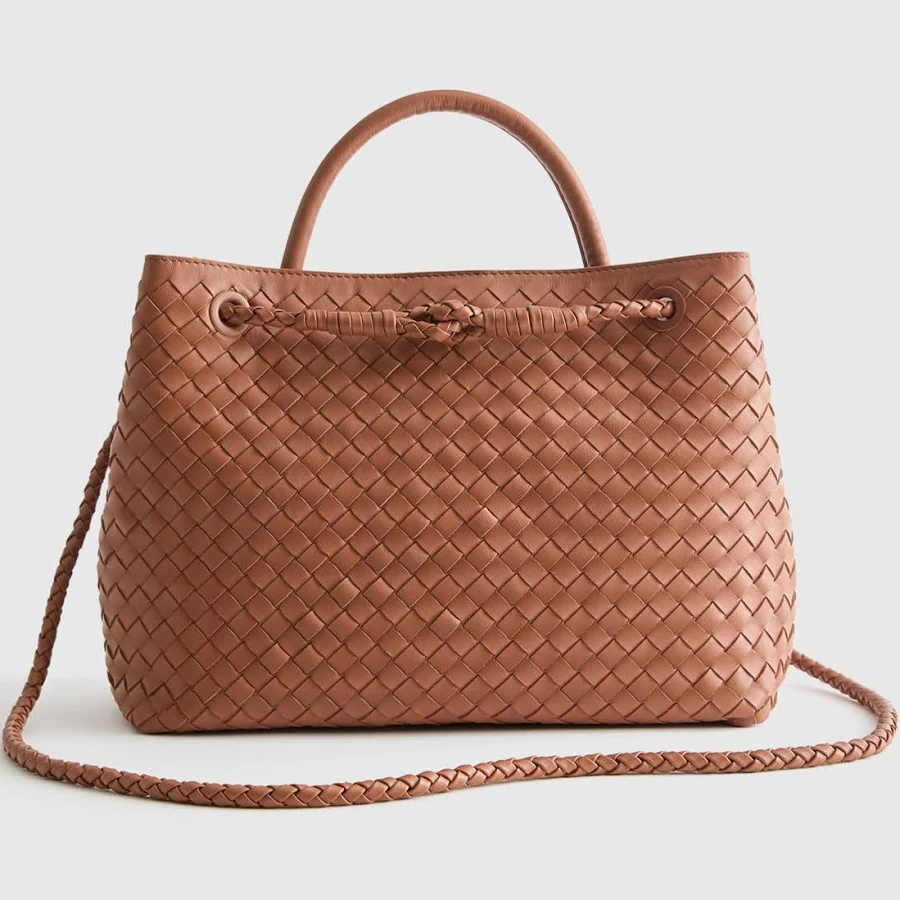 bag Quince Handwoven Italian Leather Satchel Quince $154