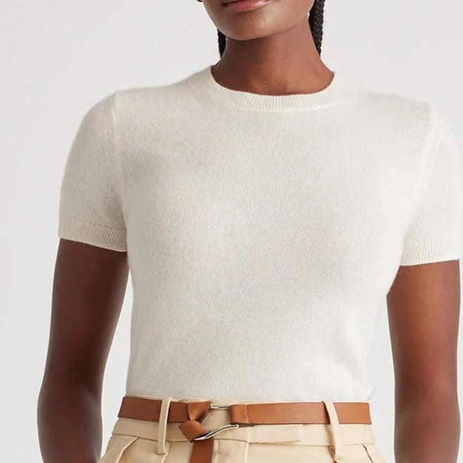 top Quince Mongolian Cashmere T-Shirt Quince $44.9