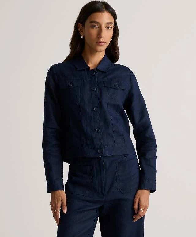 outerwear Quince Women's European Linen Jacket Quince $70