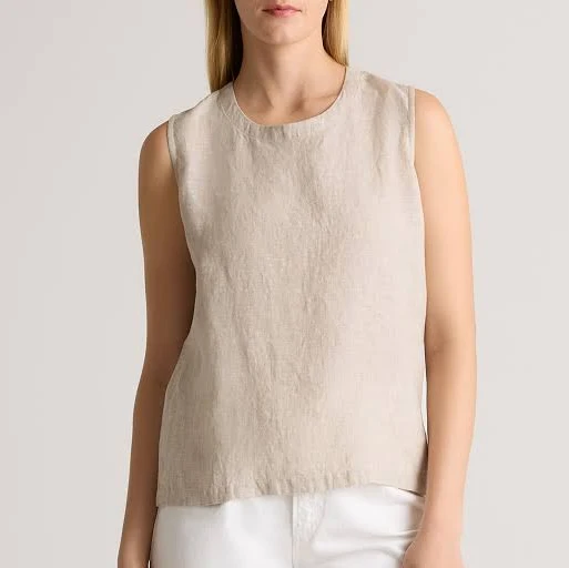sleeveless top Quince Women's European Linen Tank Top Quince $32