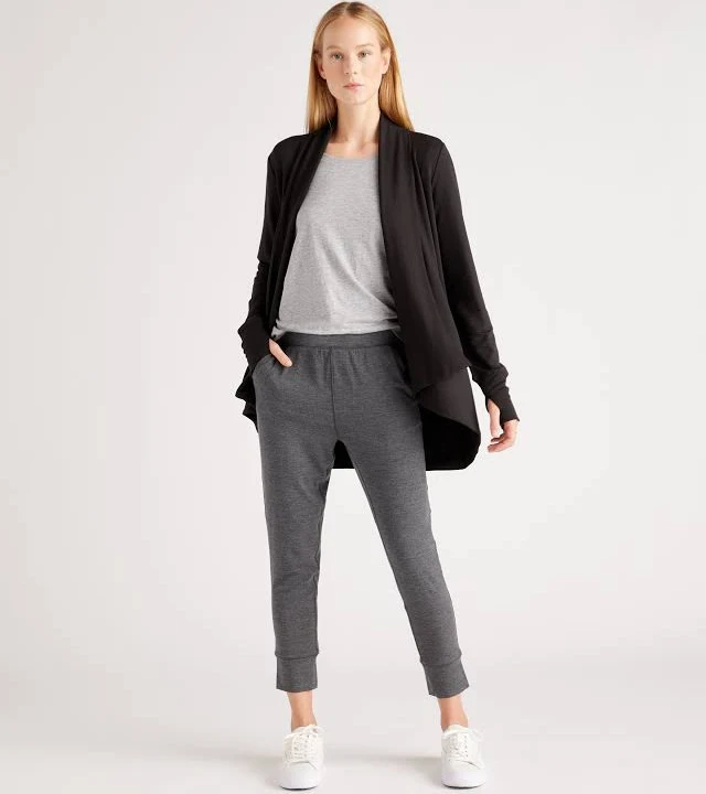 outerwear Quince Women's French Terry Modal Cardigan Sweater Quince $39.9