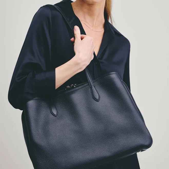 bag Quince Women's Italian Leather Triple Compartment Work Tote Quince $174