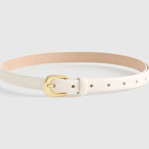 accessory Quince Women's Sofia European Leather Skinny Belt Quince $39.9
