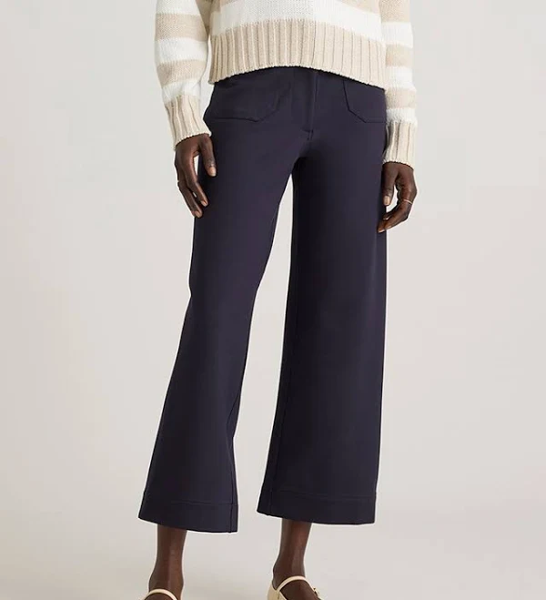 pants Quince Women's Ultra-Stretch Cropped Wide Leg Rayon Pants Quince $44.9