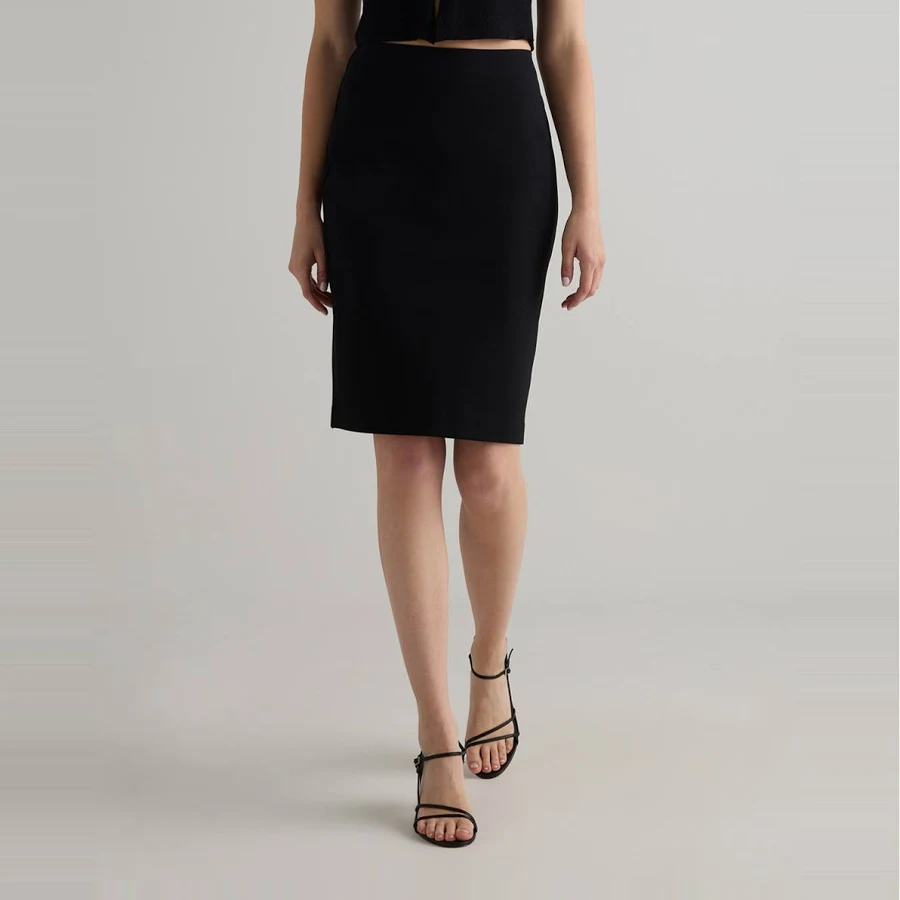 skirt Quince Women's Ultra-Stretch Ponte Pencil Skirt Quince $39.9