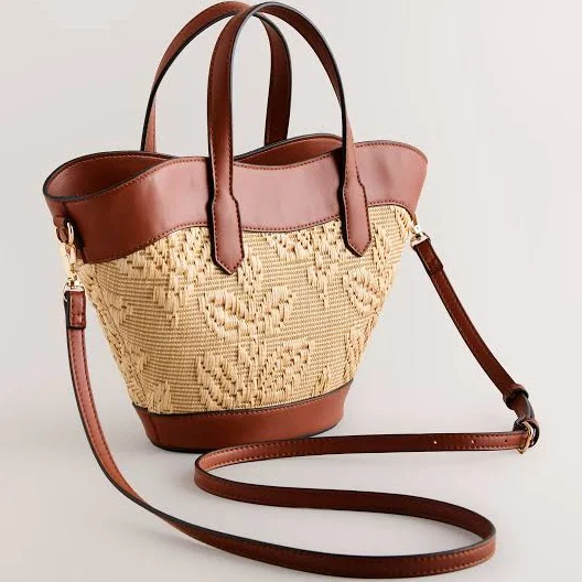 bag Raffia Cross-Body Bag Next USA $65