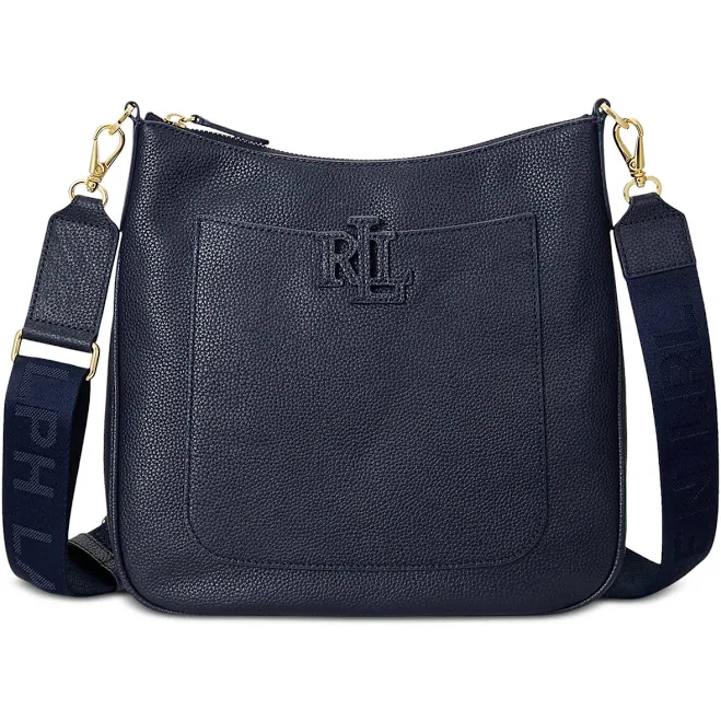 bag Ralph Lauren Cameryn Pebbled Leather Small Crossbody Macy's $206.5