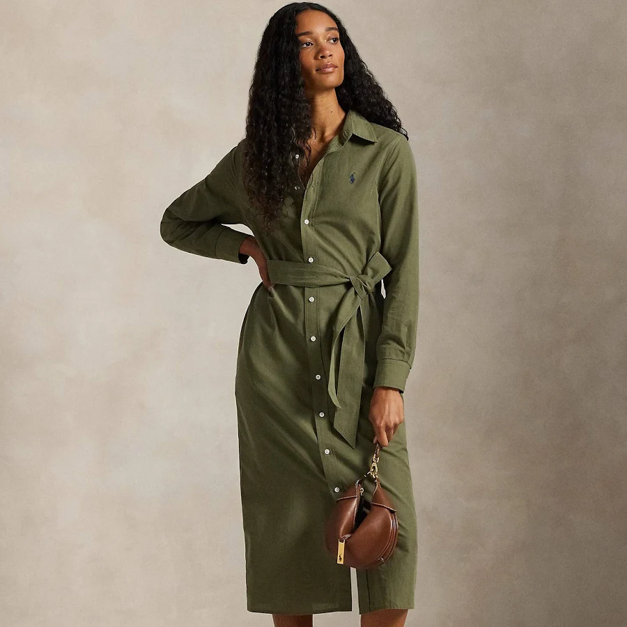 dress Ralph Lauren Women's Cotton-Linen Belted Shirtdress Ralph Lauren $214.99