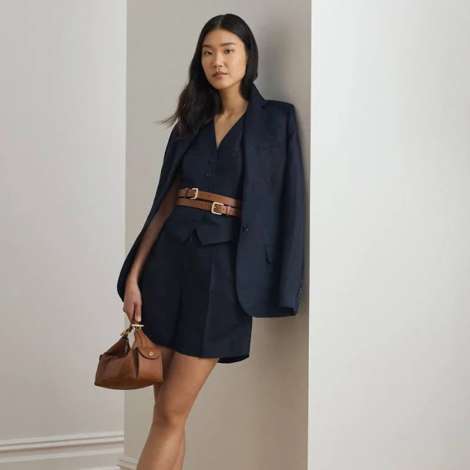 shorts Ralph Lauren Women's Pleated Linen-Blend Twill Shorts Ralph Lauren $145