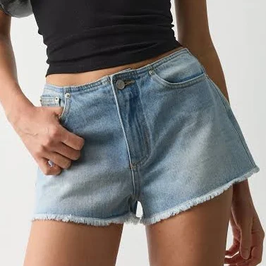 shorts Raw Hem Denim Mini Short Glassons $19.99