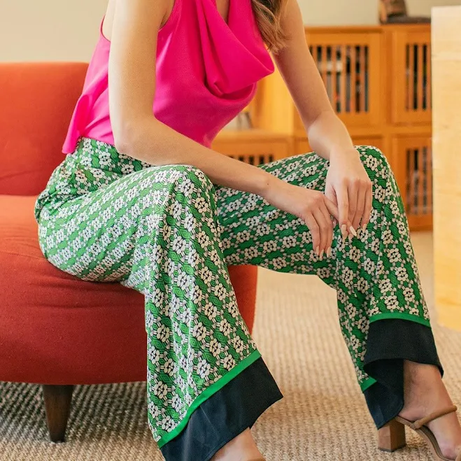 pants Resort Collection Wide Leg Printed Pants Jade Creek Boutique $48