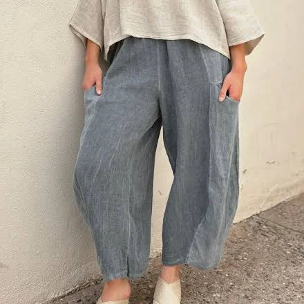 top Rhonda Classic Boatneck Linen Cotton Top Conscious Coterie $89