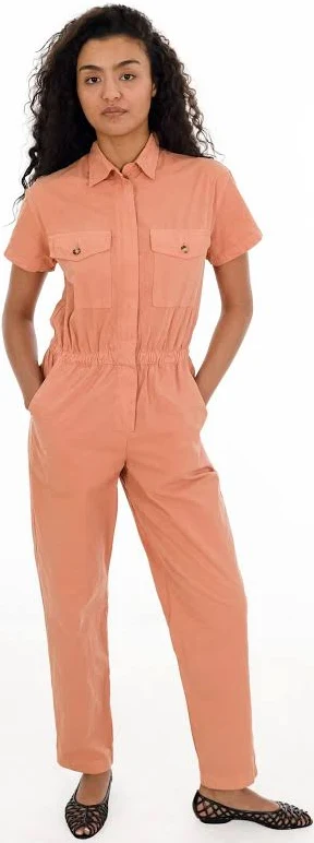 jumpsuit RJC3201GD Short Sleeve Utility Jumpsuit Los Angeles Apparel $198