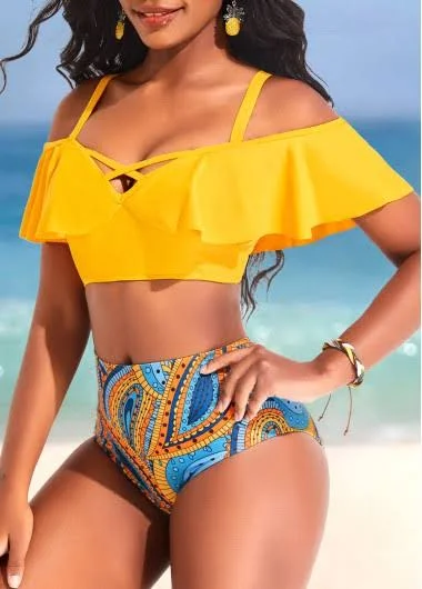 bikini Rosewe Mid Waisted Paisley Bikini Set rosewe.com $32.98