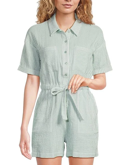 romper Saks Fifth Avenue Women's Cinched Waist Utility Romper Saks OFF 5TH $34.97