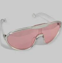 accessory Samos Oversized D-Frame Sunglasses - Clear Pink Etsy $28.08