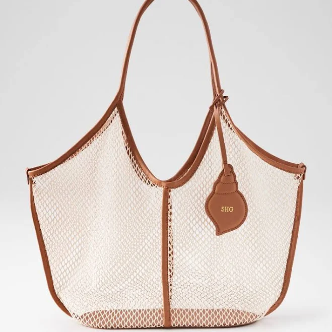 bag Sanibel Mesh Straw Beach Tote Mark and Graham $89