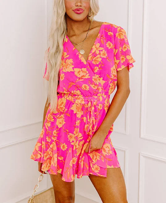 romper Sassy and Sweet Floral Romper Impressions Boutique $59
