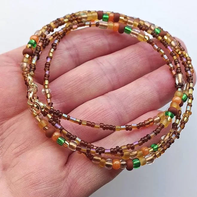 accessory Seed Bead Necklace Etsy - TatjJewelryWithSoul $25.33