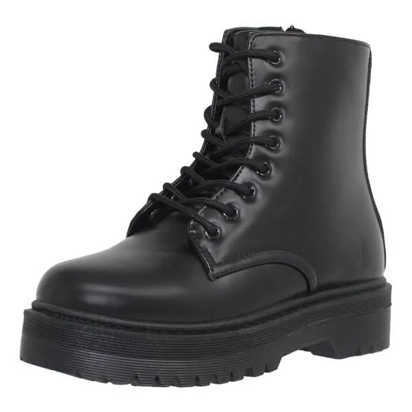 shoes SOBEYO Women's Chunky Platform Lace-Up Ankle Boots Jane.com $49.95