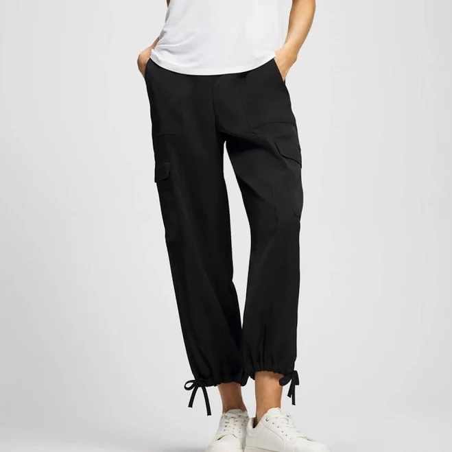 pants Soma Women's Relaxed Satin Cargo Pants Soma Intimates $29.99