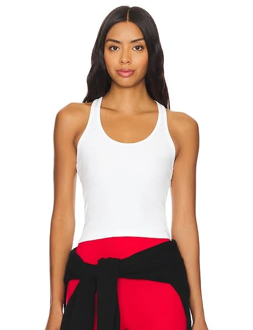 top Splits59 Ashby Rib Crop Top in White - size XS REVOLVE $64