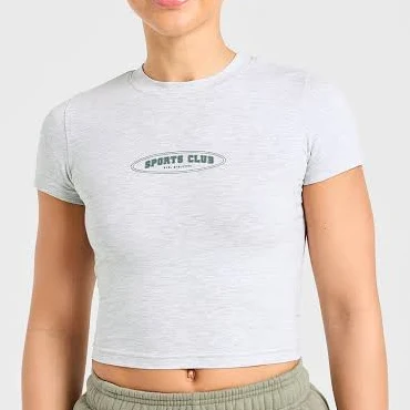 t-shirt Sports Club Baby Tee AYBL $28