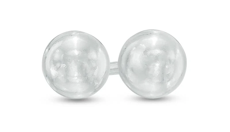 accessory Sterling Silver Ball Stud Earrings Zales Outlet $29