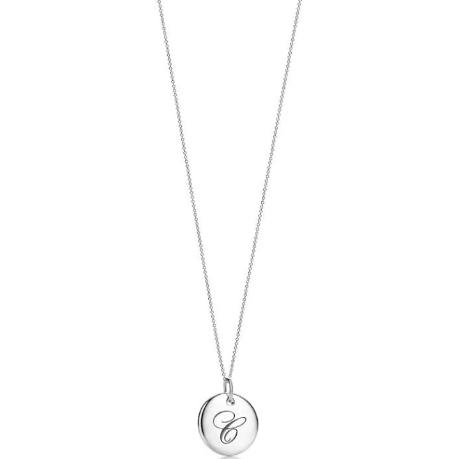 accessory Tiffany Notes Letter Round Pendant Tiffany & Co. $245