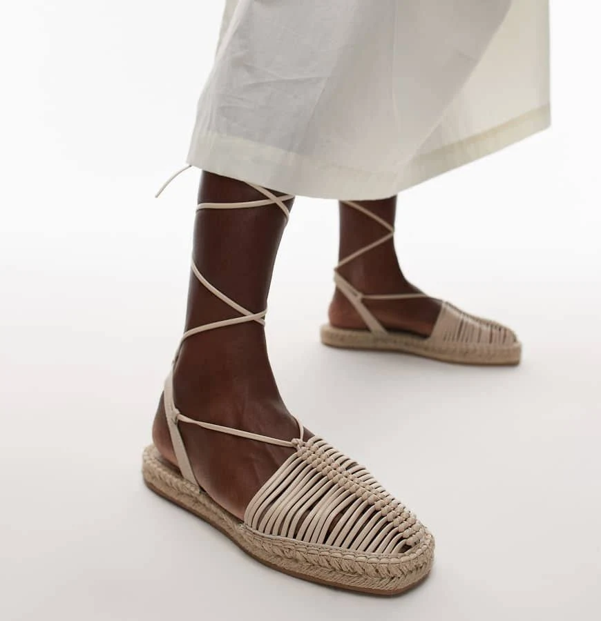 shoes Topshop Helayna Woven Espadrilles ASOS $19.25