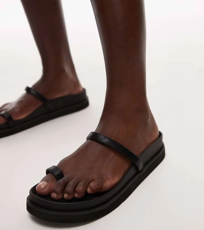 shoes Topshop Josh Minimal Flat Sandal ASOS $28.79