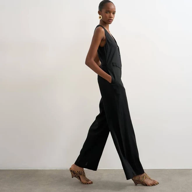 jumpsuit Topshop tailored linen blend jumpsut ASOS $85