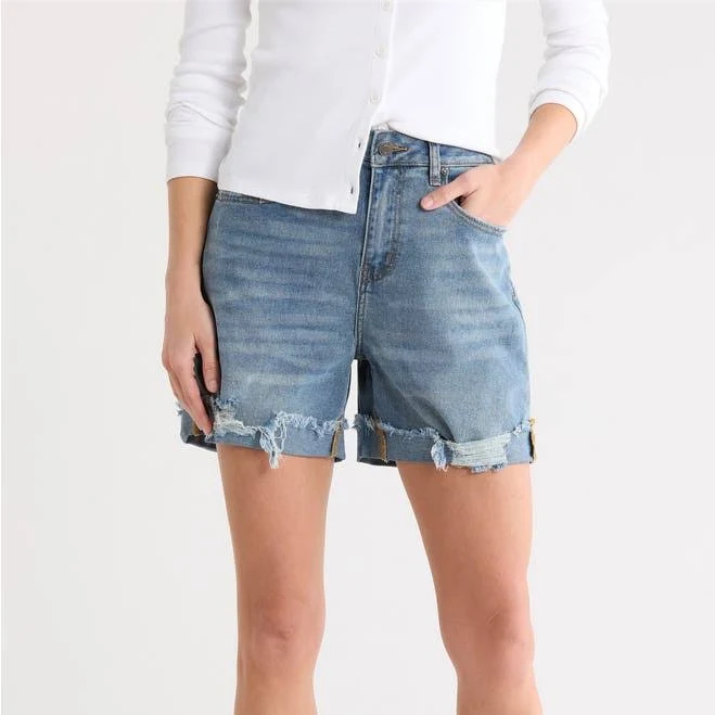shorts Vigoss Women's Rolled Cuff High Waist Denim Shorts Nordstrom Rack $29.97