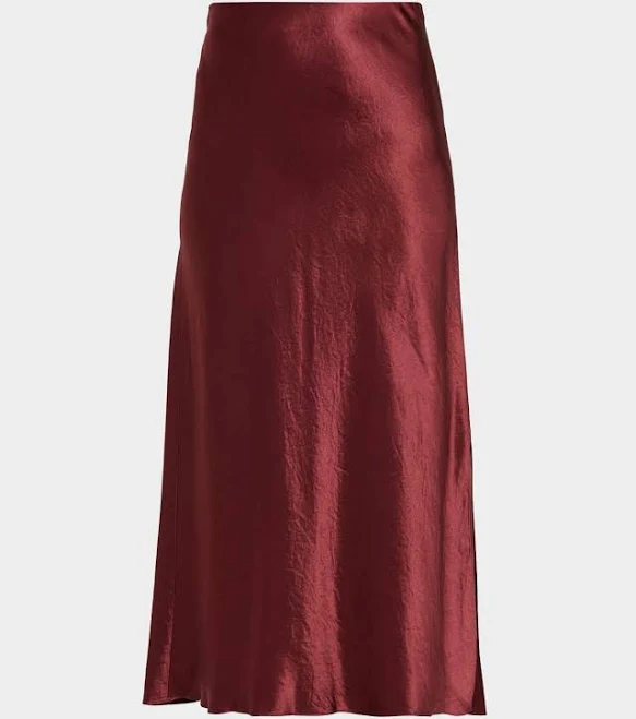 skirt Vince Women's Satin Side-Slit Slip Skirt Neiman Marcus $174