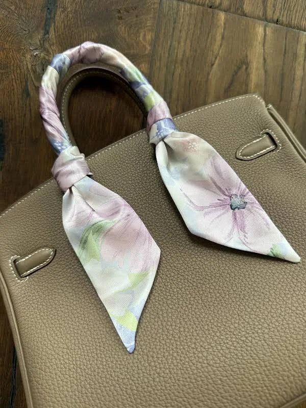 accessory Watercolor Flower Handbag Scarf Etsy - KDVenice $18