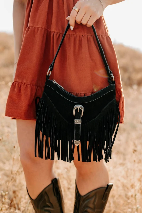 bag Wildflower Whiskey Faux Suede Fringe Bag NanaMacs $38.99