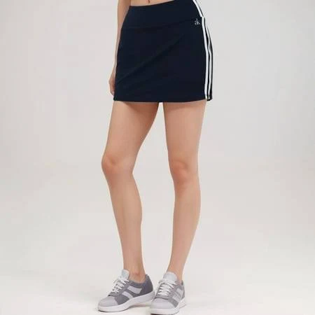 ultra-mini Women's Athletic Mini Skirt with Contrast Side Stripes and Built-In Shorts Walmart - FashionWorks $32.99