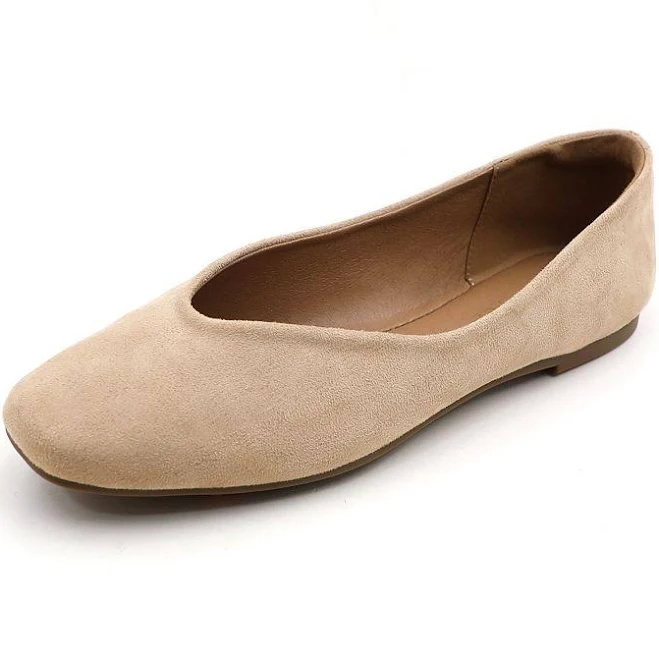 shoes Women's Classic Minimal Round-Toe Ballet Flats for Everyday, Size: 8, Beige Kohl's $34.99