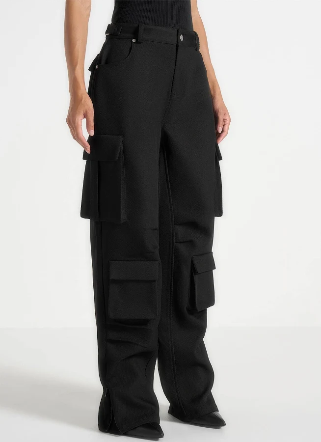 pants Women's Manière De Voir Satin High Waisted Cargo Pants Manière De Voir $200
