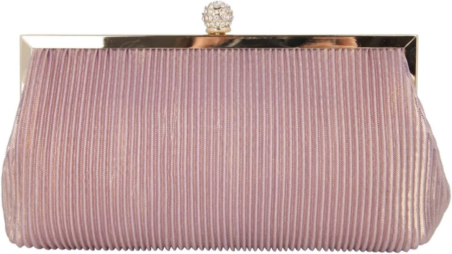 bag Women's Nina Aneka Pleated Shine Clutch Macy's $75