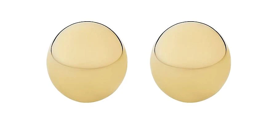 accessory Women's Oradina 14K Solid Gold Have A Ball Studs Saks Fifth Avenue $100