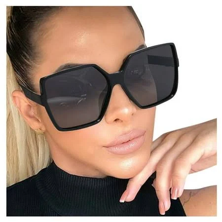 accessory Women's Oversized Square Sunglasses Walmart - iHPH7 $5.09
