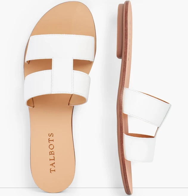 shoes Women's Talbots Hannah Vachetta Leather Slides Talbots $55.65