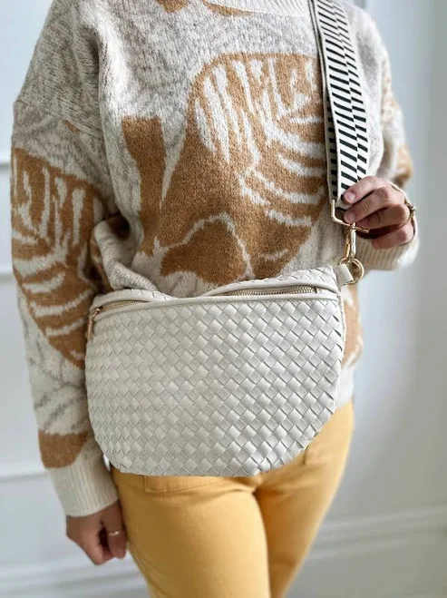 bag Woven Crossbody Spring Sweet $84