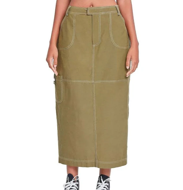 skirt YMI Women's Mid Rise Cargo Maxi Skirt Dillard's $39